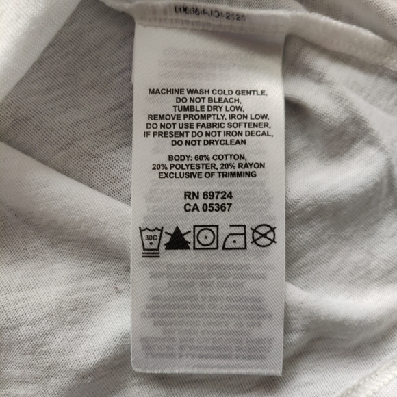 Columbia White Mandala Tee Shirt Extra Small - Picture 9 of 9